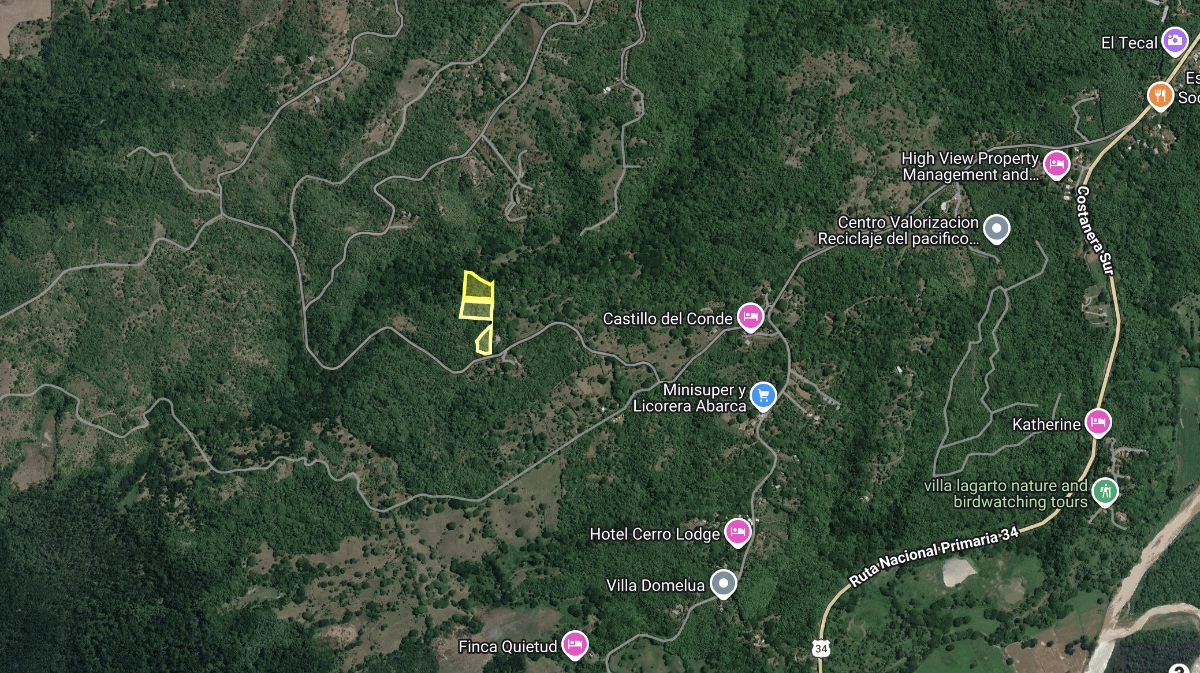 3 hectares For Sale La Barca Lagunillas Tarcoles